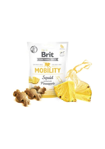 Brit Functional Snack Mobility Ananas ve Kalamarlı Köpek Ödül Maması 150 G