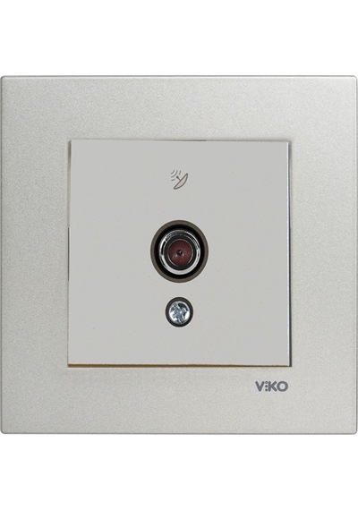 Viko Artline Novella Saten Uydu Prizi F Konnektörlü Sonlu Çerçeveli
