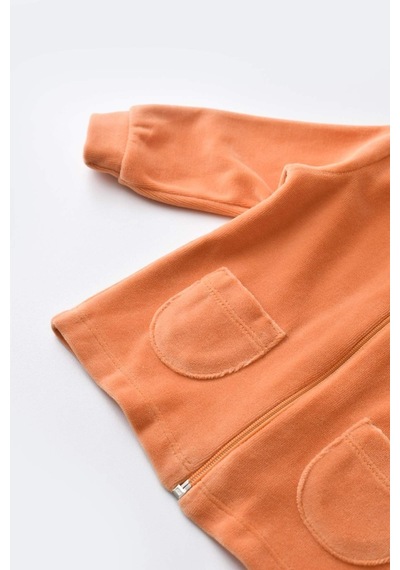 BabyCosy Kapüşonlu Kadife Pantolon Ve Uzun Kollu Gömlek Takım 001