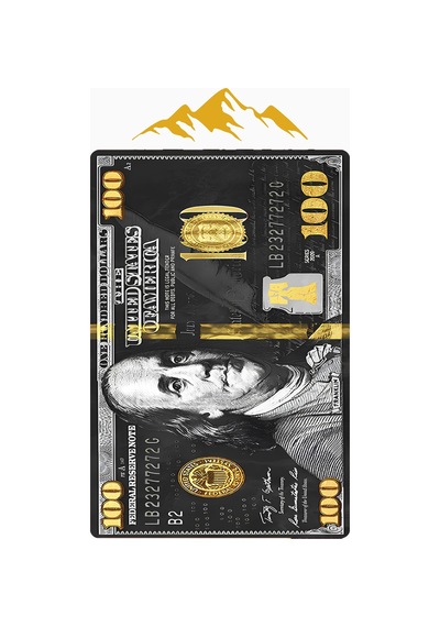 Modern Dolar Desen Dijital Baskı Kaymaz Taban Halı H0166 Renkli