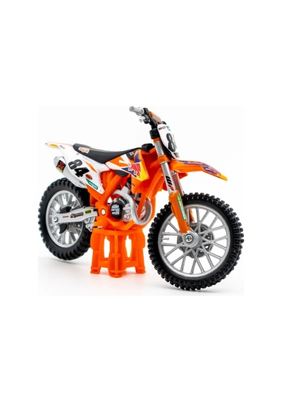 Bburago 1:18 Ktm 450 Sx-f Factory Edition 2018 Diecast Model Motosiklet Çok Renkli