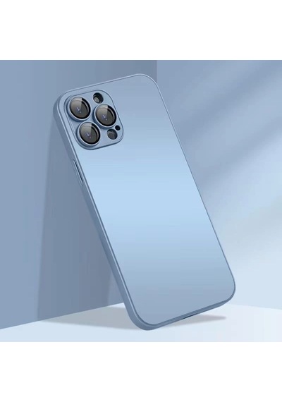 Apple Uyumlu iPhone 14 Pro Max Buzlu Ag Glass Kapak&kılıf