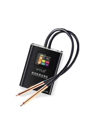 Wylıe Wl-958 Pil Punta Kaynak Makinesi Güç Ayarlı Şarjlı Taşınabilir Usb 5v/2.4a Renkli Ekran Pil Punta Makinesi 5000ma