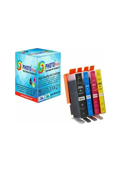 Photo Print Wireless B109N/B110A/C/E Kartuş Set 4 Renk Takım Uyumlu