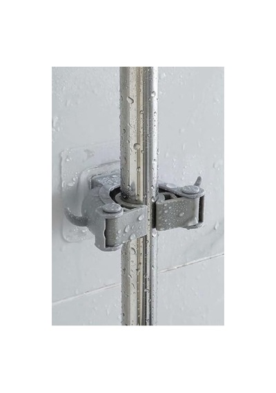 Paspas, Süpürge Ve Mop Askısı - 2 Adet Sap Tutucu Açık Mavi