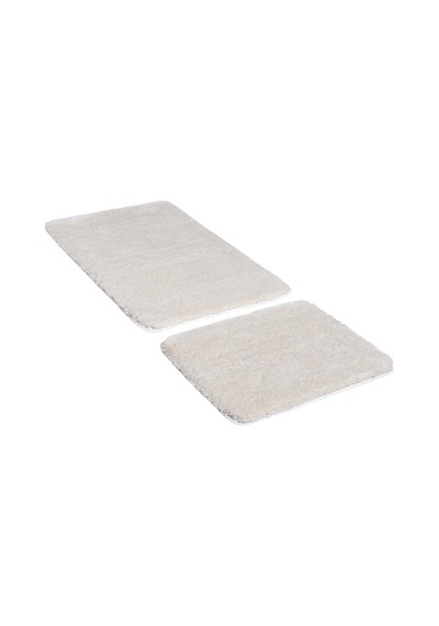 Koza Home Koza Home Segura Peluş Krem Kaydırmaz Taban Banyo Paspası Krem