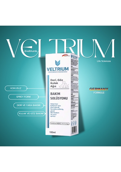 Veltrium Deri Ve Yara Bakım Solüsyonu 100 ML