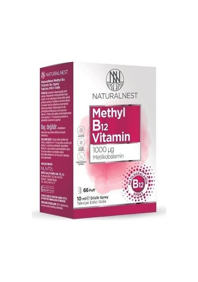 Naturalnest Methyl B12 1000 ug 10 ML Sprey