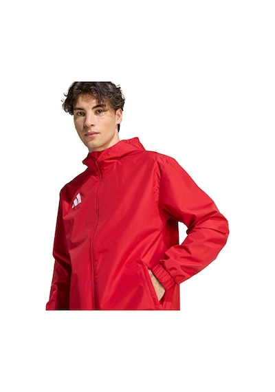 Adidas Ent26 Aw Jkt Erkek Futbol Antrenman Yağmurluk Jz9100 Kırmızı Kırmızı