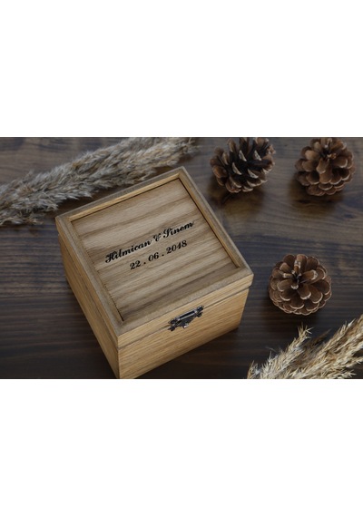 Woodenistanbul Kişiselleştirilebilir Çok Amaçlı Hediye Kutusu