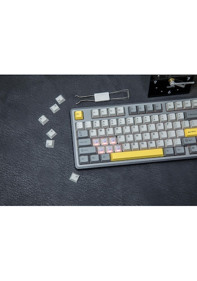Ak980 3 Modlu Hot-swap Tft Ekranlı Mekanik Oyun Klavyesi-8.000 Mah Batarya Dinamik Rgb