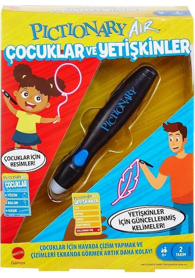 Pictionary Air Çocuklar ve Yetişkinler Çizim Oyunu Akıllı