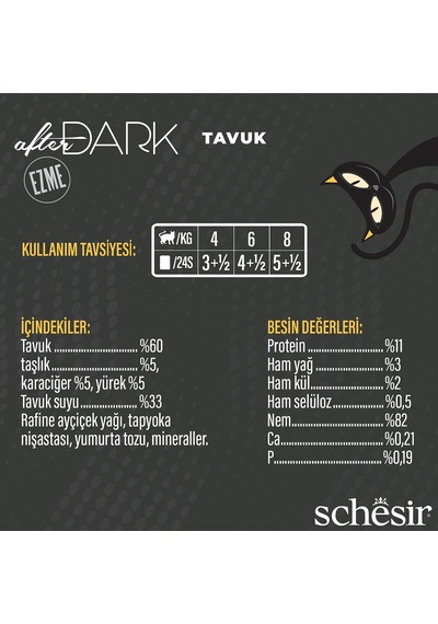 After Dark Tavuk Pate Yetişkin Kedi Konservesi 80g