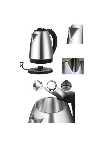 Kettle C F Tipi 220-240v Paslanmaz Çelik Elektrik Kablolu Otomatik Kapanma Mh-hs0892-8142