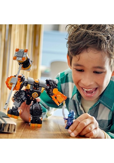LEGO® Ninjago Cole’un Toprak Elementi Robotu 71806 7+ Yaratıcı Oyuncak Yapım Seti - 235 Parça