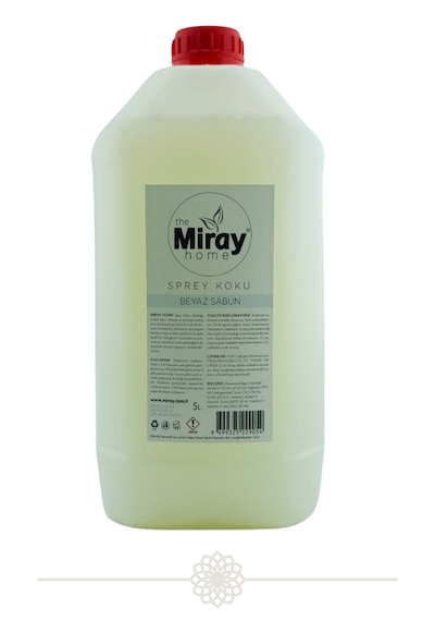 Miray Home Beyaz Sabun Oda ve Kumaş Kokusu 5 L