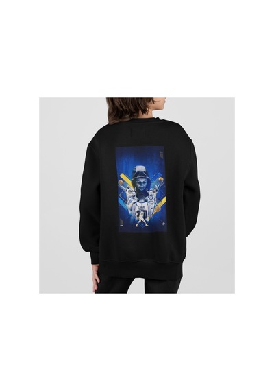 Stil X Stephen Curry Baskılı Bisiklet Yaka Çocuk Tshirt Siyah
