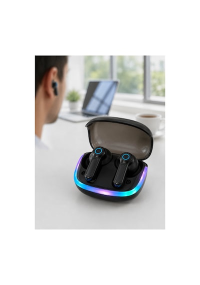 Enc Mikrofonlu Bluetooth 5.4 Kablosuz Kulaklık 40ms Düşük Gecikmeli Tws Kulaklık Diğer