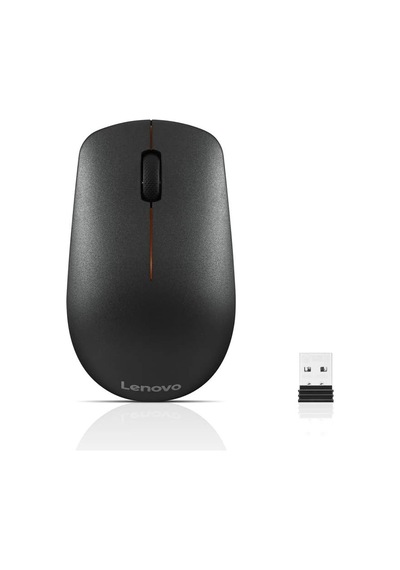 Lenovo 400 Wireless Mouse, Kablosuz Fare, 2,4 Ghz, 1200 Dpi, Siya