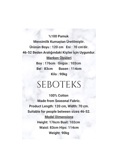 Seboteks %100 Pamuklu Kısa Kollu Büyük Beden Anne Geceliği 586 Pembe