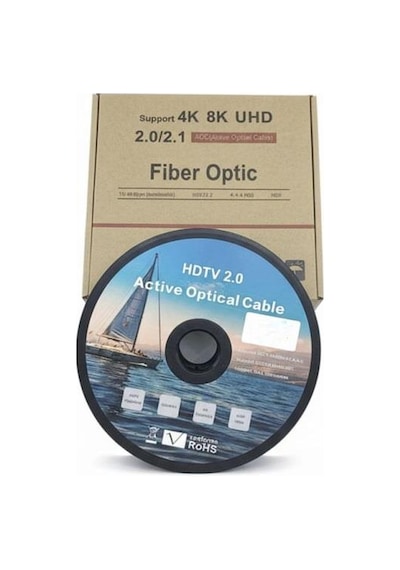 Taplin 4k 60hz Destekli Fiber Optik 2.0 Hdmı Kablo - 30metre