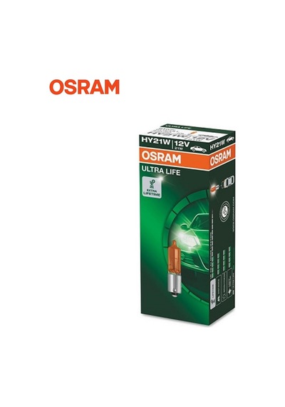 Osram 12V H21 Ampul 21W Turuncu Şaşı Yakın Tırnak N11.3998