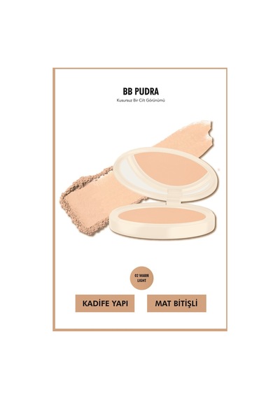 Farmasi BB Pudra 02 Warm Light 12 G