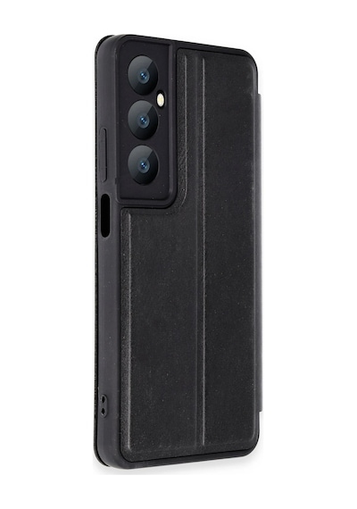 Newface - 790 - Realme C65 Kılıf Flip Cover - Csmo-tex - - Siyah Sıyah