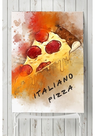Pizza Tasarım Mutfak Poster