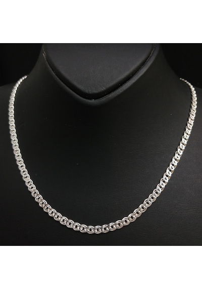 Bir Gümüş Aşkı 925 Ayar Gümüş Nonna Model Zincir Kolye 3 Mm