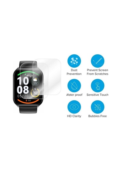 Haylou Watch 2 Pro Ekran Koruyucu Tpu Şeffaf Film 2 Adet