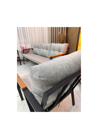 Houseart Bella 3+1+1 , Balkon, Bahçe - Cafe , Teras , Metal Kanepe Koltuk Takımı ,çay Seti