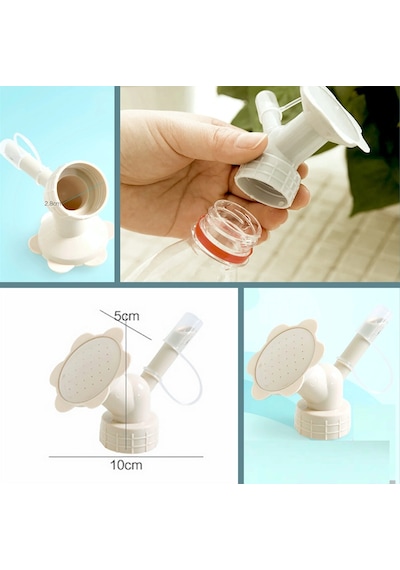 Omeniv Bonsai Bitki Çiçek Sulama Ucu 2 Uçlu Cam Şişelerle Uyumlu