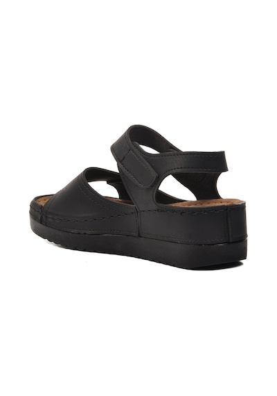 Ayakmod 07-109rr Siyah Kadın Sandalet 001