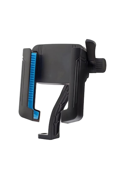 Microcase Bisiklet Ve Motosiklet Ayna Bağlantılı Telefon Tutucu 360 Döner Başlık Kilit Mekanizmalı 3.5-6.8 İnç Uyumlu Kaymaz Silikon Pedli Motor Bisiklet Telefon Tutucu - Al5740 Siyah