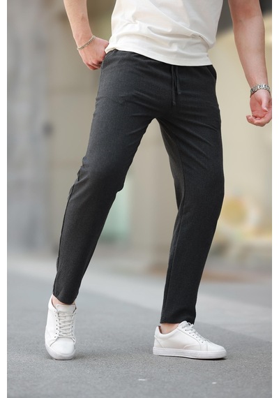 Madmext Antrasit Regular Fit Erkek Pantolon E6572