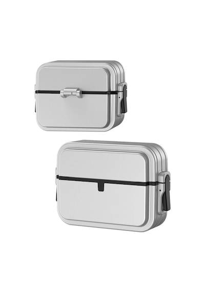 Newface - 384 - Airpods Uyumlu 3 3.nesil 404 Kilitli Kılıf - Csmo-tex - - Gri