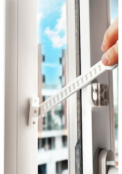 Baby Lock 4 Adet Çocuk Güvenlik Ayarlanabilir Pencere Kilidi Çok Renkli