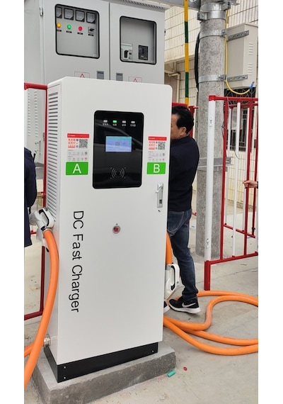 Enerjitem 80 Kw 2 Çıkış Hızlı Dc Elektrikli Araç Şarj İstasyonu