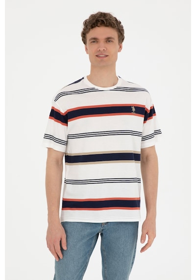 U.S. Polo Assn. Erkek Comfort Fit Bisiklet Yaka Kırmızı Tişört 50287038-VR030