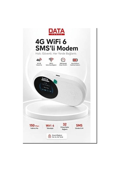Dataforce 4g Modem-wifi-6 M10pro Sim Kartlı Taşınabilir Router