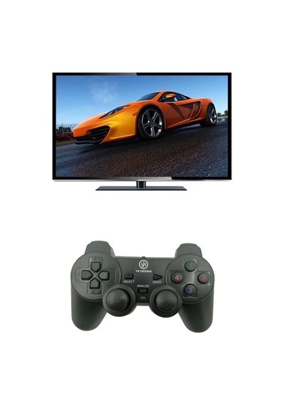 Çift Titreşimli Usb Kablolu Oyun Kolu Pc Uyumlu Vibration Gamepad Lisinya
