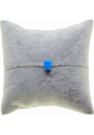 X-lady Accessories Gümüş Renk Sf Zincir Bodrum Boncuk Bijuteri Bileklik - 2874 Çok Renkli