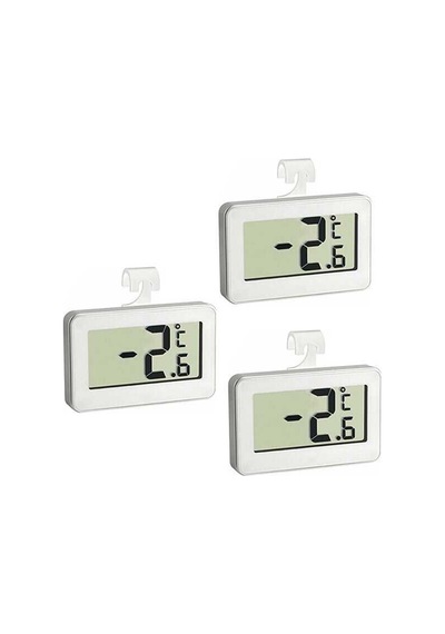 3 Adet Tfa 30.2028.02 Mini Dijital Buzdolabı Termometresi