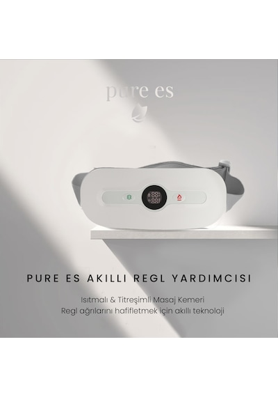 Akıllı Isıtıcılı Masaj Kemeri Beyaz