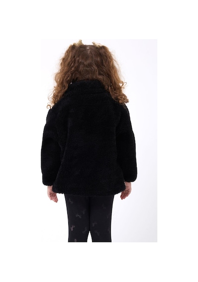 Spor Kız Çocuk Peluşfermuarlı Welsoft Mont-105 Siyah