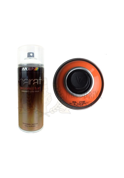 Motip Carat Parlak Açık Turuncu Sprey Boya 400 ML - Ral2008
