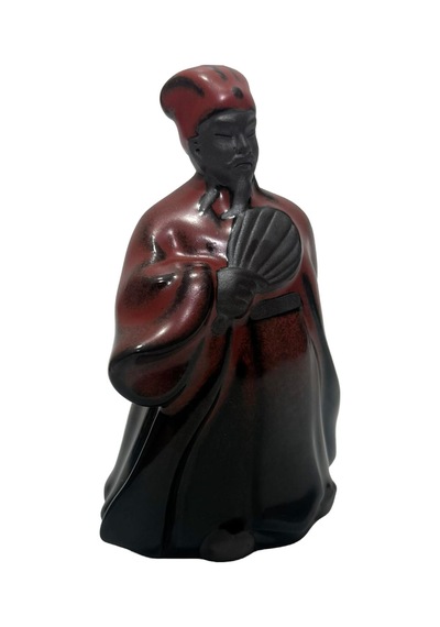 Zhuge Liang Seramik Çay Seremonisi Figürü