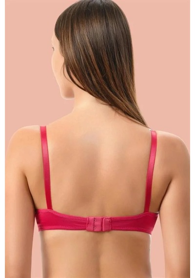 Ang Butik Kırmızı Dolgusuz Mikro Tek Sütyen