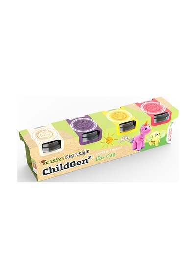 ChildGen 125 Gr 4'lü Standart Oyun Hamuru Set 3